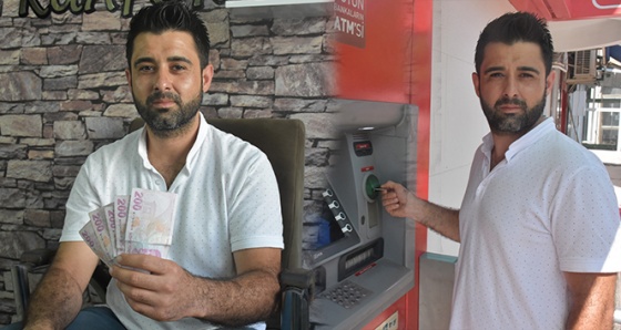 ATM’de unutulan paranın sahibini arıyor