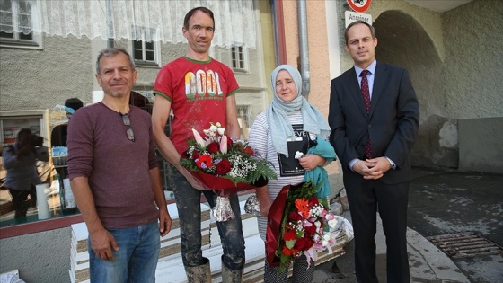 Avusturya'da sel mağduru Türk çift yaşadıklarını anlattı