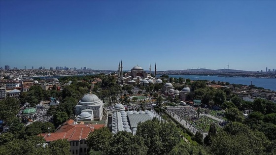 Ayasofya-i Kebir Cami-i Şerifi'nde ezan okundu