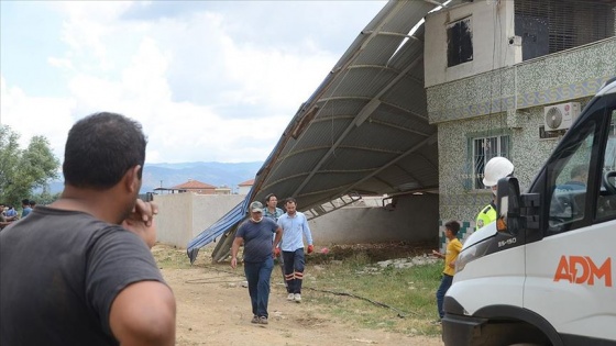 Aydın'da hortum 20 evde hasara yol açtı