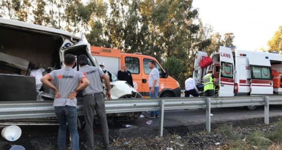 Aydın'da trafik kazası 2 yaralı