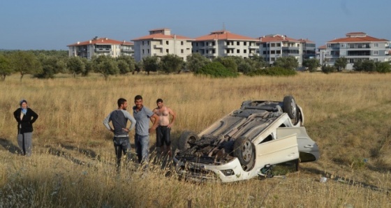 Ayvalık'ta trafik kazası: 1'i bebek 4 yaralı