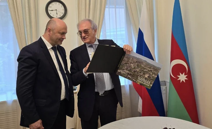 Azerbaycan’ın Moskova Büyükelçisi Bülbüloğlu, Belarus Ankara Büyükelçisi Rogojnik’i ağırladı