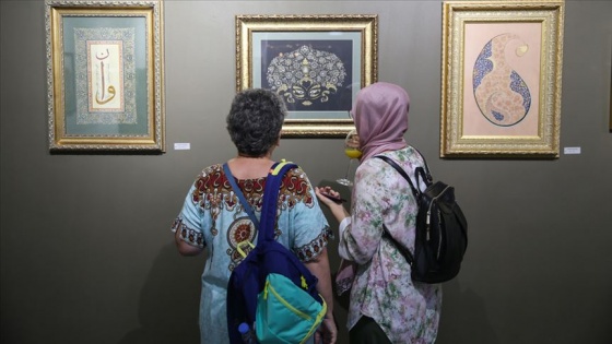 Azerbaycanlı anne ve kızın 'İnce Eller' sergisi sanatseverlerle buluştu