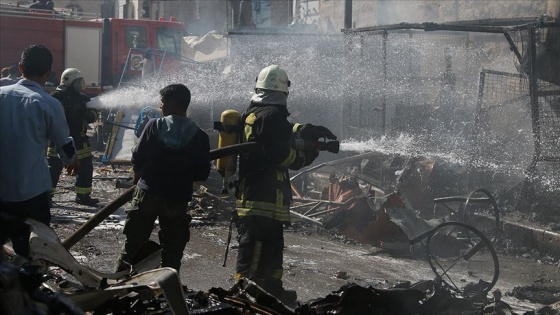 Bab'da bomba yüklü araç patladı