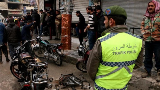 Bab'da bomba yüklü motosiklet saldırısı