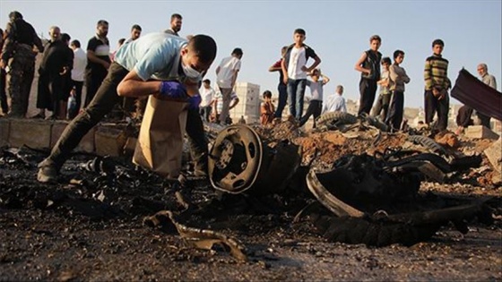 Bab'da bombalı terör saldırısı: 4 yaralı