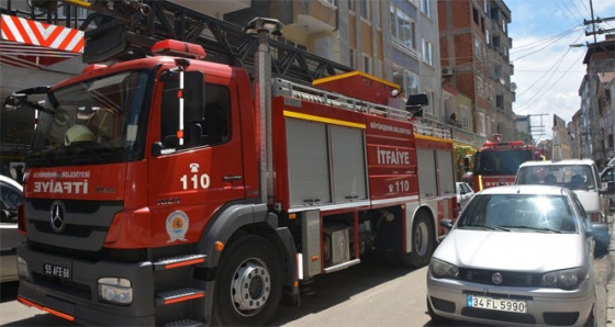 Bacadan çıkan duman itfaiyeyi alarma geçirdi