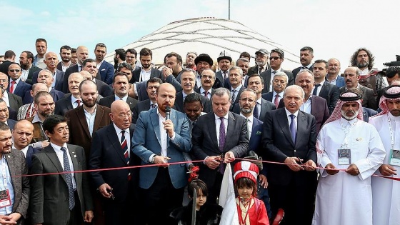 Bak ile Erdoğan, Han Çadırı'nın açılışını yaptı