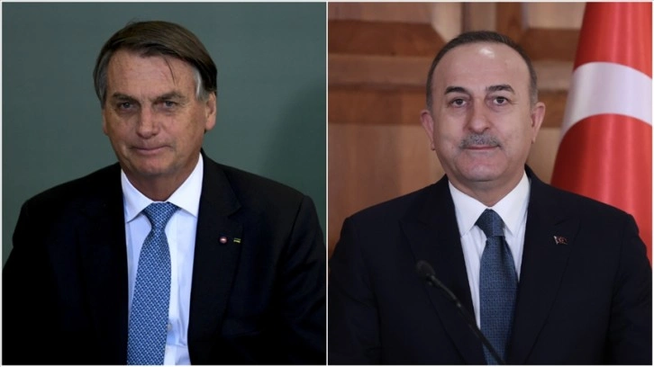 Bakan Çavuşoğlu, Brezilya Devlet Başkanı Bolsonaro ile görüştü