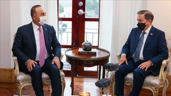 Bakan Çavuşoğlu, Panama Devlet Başkanı Cortizo ile görüştü