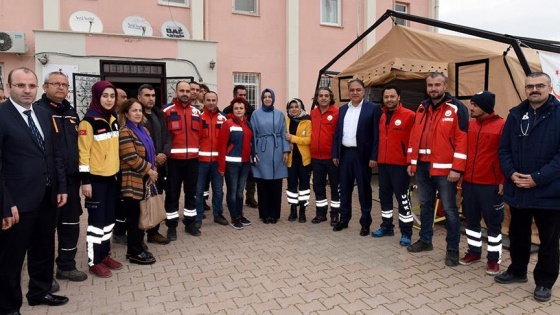 Bakan Kaya Kilis'te UMKE'yi ziyaret etti