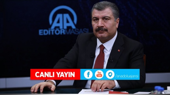 Bakan Koca AA Editör Masası'nın konuğu