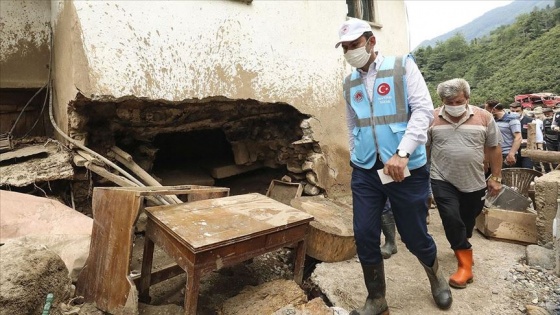 Bakan Kurum Dereli'de incelemelerini sürdürdü