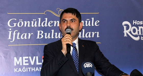 Bakan Kurum: 'Kağıthane’de bu sene içerisinde de inşaat sürecini başlatacağız'