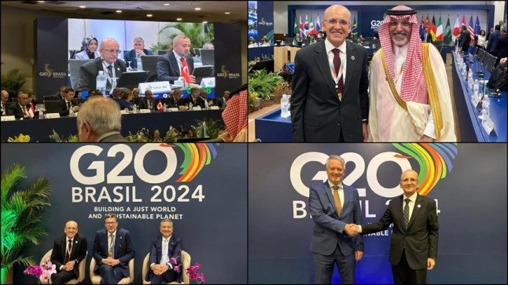 Bakan Şimşek, G20 Maliye Bakanları ve Merkez Bankası Başkanları Toplantısı'na katıldı