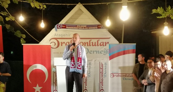 Bakan Soylu Trabzonlularla Ataşehir'de bir araya geldi