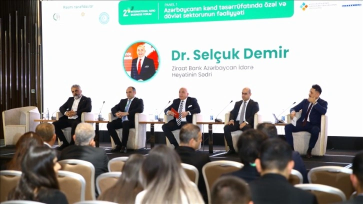 Bakü'de, Uluslararası Tarım İş Forumu yapıldı