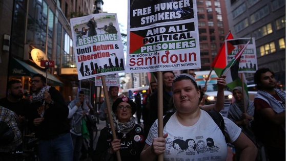 'Balfour Deklarasyonu' New York'ta protesto edildi