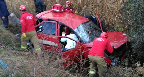 Balıkesir Ayvalık’ta trafik kazası: 1 yaralı