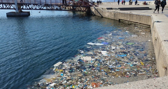 Bandırma'da deniz kirliliği