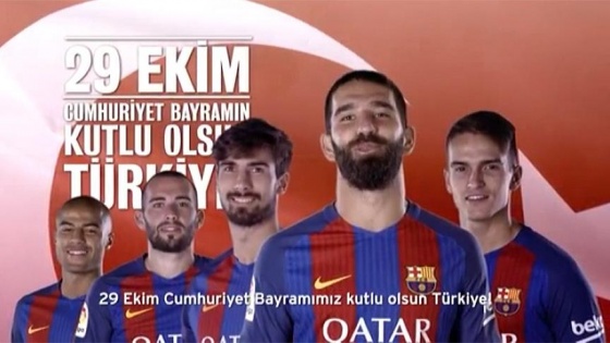 Barcelona, Cumhuriyet Bayramı'nı kutladı