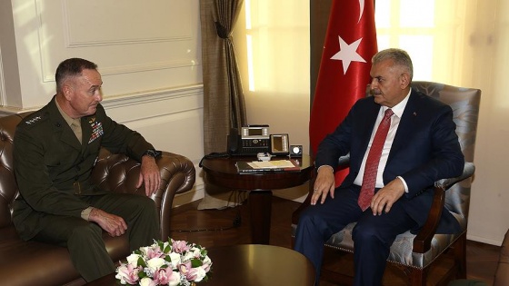 Başbakan Yıldırım ABD Genelkurmay Başkanı Dunford'u kabul etti