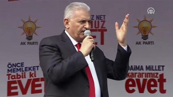 Başbakan Yıldırım Amasya'da konuşuyor