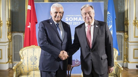 Başbakan Yıldırım, BM Genel Sekreteri Guterres ile görüştü