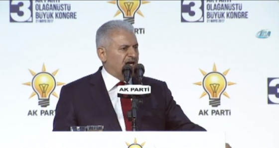 Başbakan Yıldırım'dan kongreye damga vuran sözler