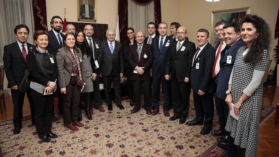 Başbakan Yıldırım, medya temsilcileriyle görüştü