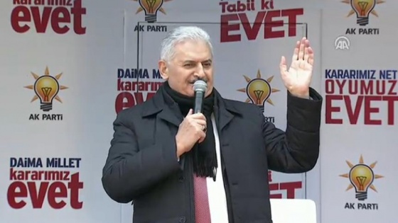 Başbakan Yıldırım Sinop'ta konuşuyor