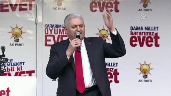 Başbakan Yıldırım Tokat'ta konuşuyor