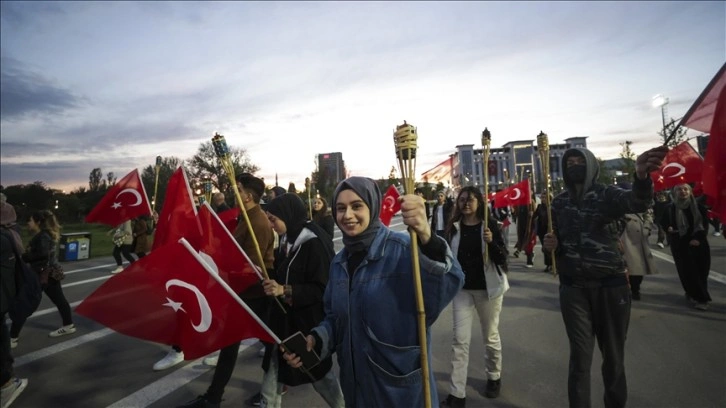 Başkent Millet Bahçesi'nde 19 Mayıs coşkusu yaşandı