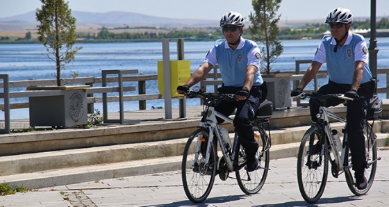 Başkentte bisikletli polis dönemi