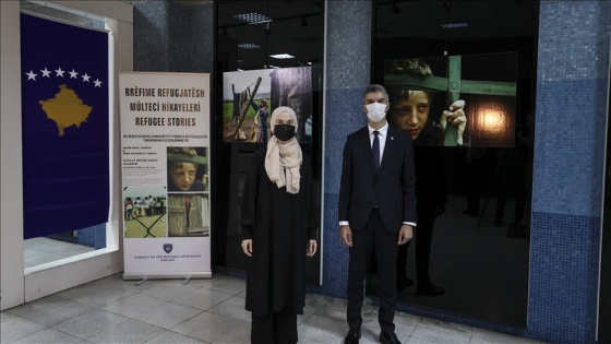 Başkentte Kızılay Metro Sanat Galerisi'nde “Mülteci Hikayeleri Fotoğraf Sergisi“ açıldı