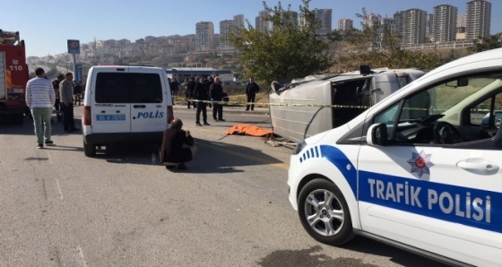 Başkentte trafik kazası: 1 ölü, 2 yaralı