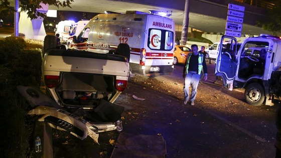 Başkentte trafik kazası: 4 yaralı