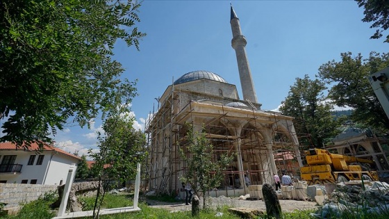 Basna Hersek'te Foça Alaca Camisi ibadete açılıyor