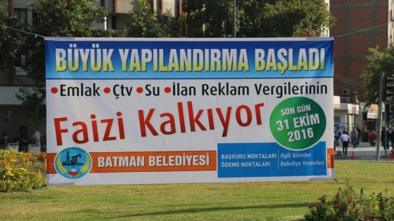 Batman Belediyesinden 