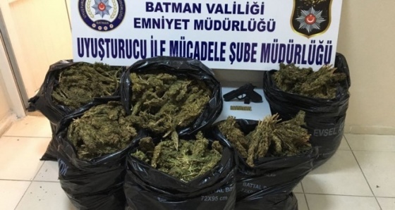 Batman’da 45 kilogram uyuşturucu ele geçirildi.