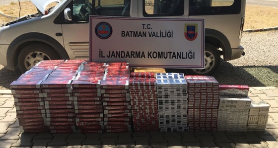 Batman’da 5 bin 900 paket kaçak sigara ele geçirildi