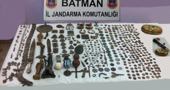 Batman'da tarihi eser kaçakçılığı