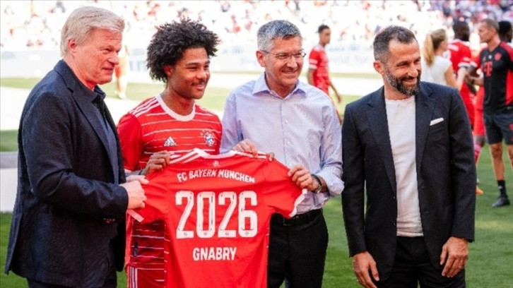 Bayern Münih, Gnabry'nin sözleşmesini 2026'ya kadar uzattı