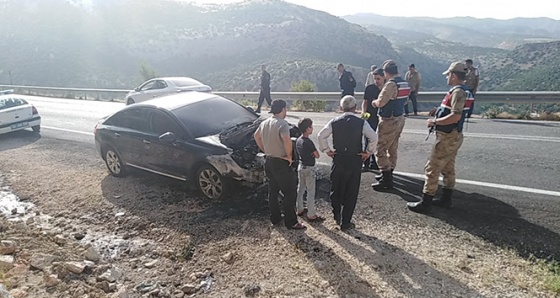 Bayram için aldığı otomobil memleket yolunda küle döndü