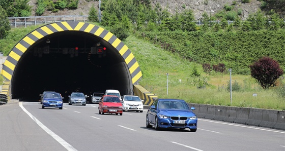 Bayram tatilinde Bolu’dan 710 bin araç geçti