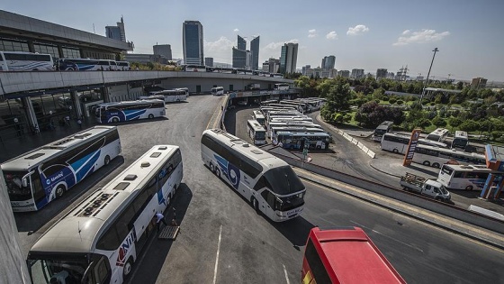 Bayram yoğunluğuna otobüs takviyesi