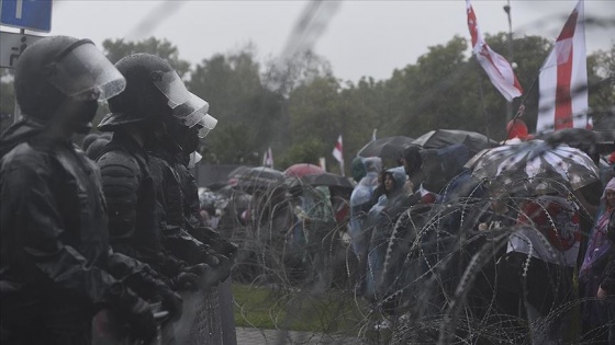 Belarus’taki cumhurbaşkanlığı seçim sonuçları protestolarında 250 gözaltı