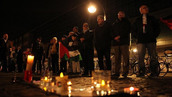 Berlin'de 'İsrail' protesto edildi