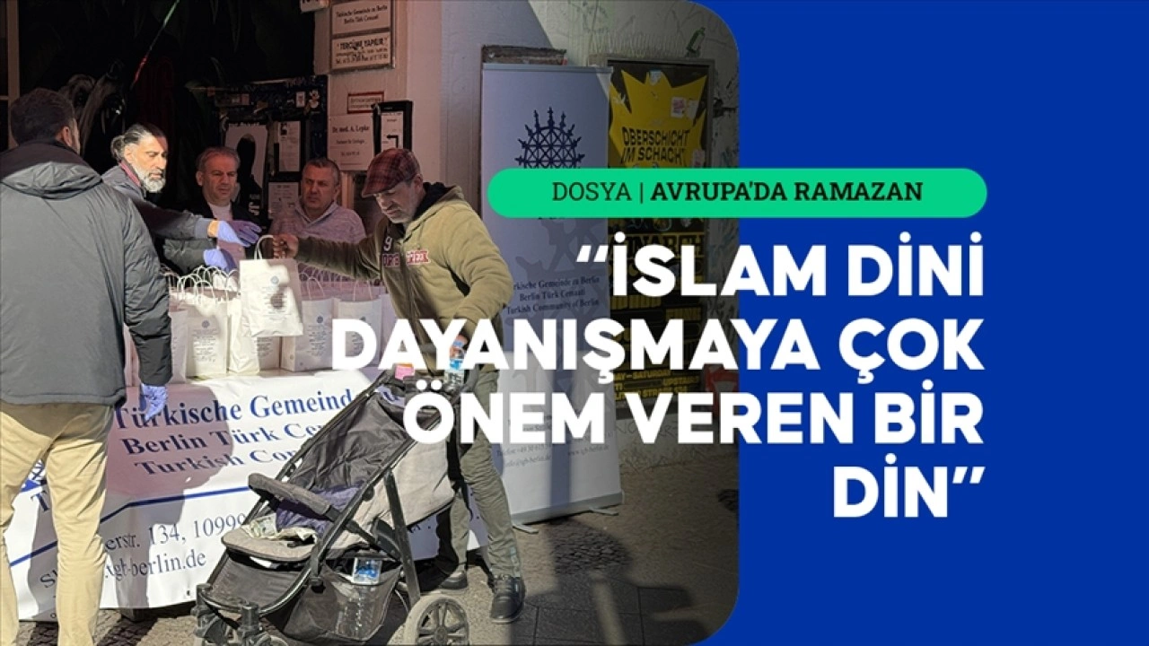 Berlin Türk Cemaati Ramazan ayında dayanışma kültürünü yaşatmak için yardım paketi dağıttı